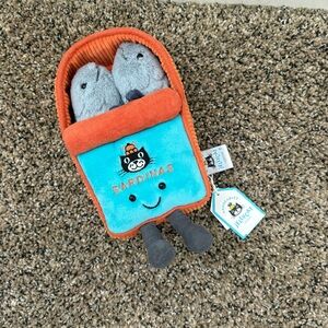 Jellycat Amuseables Sardine Tin 6.7x4.3x2" Soft & Plush BNWT Authentic